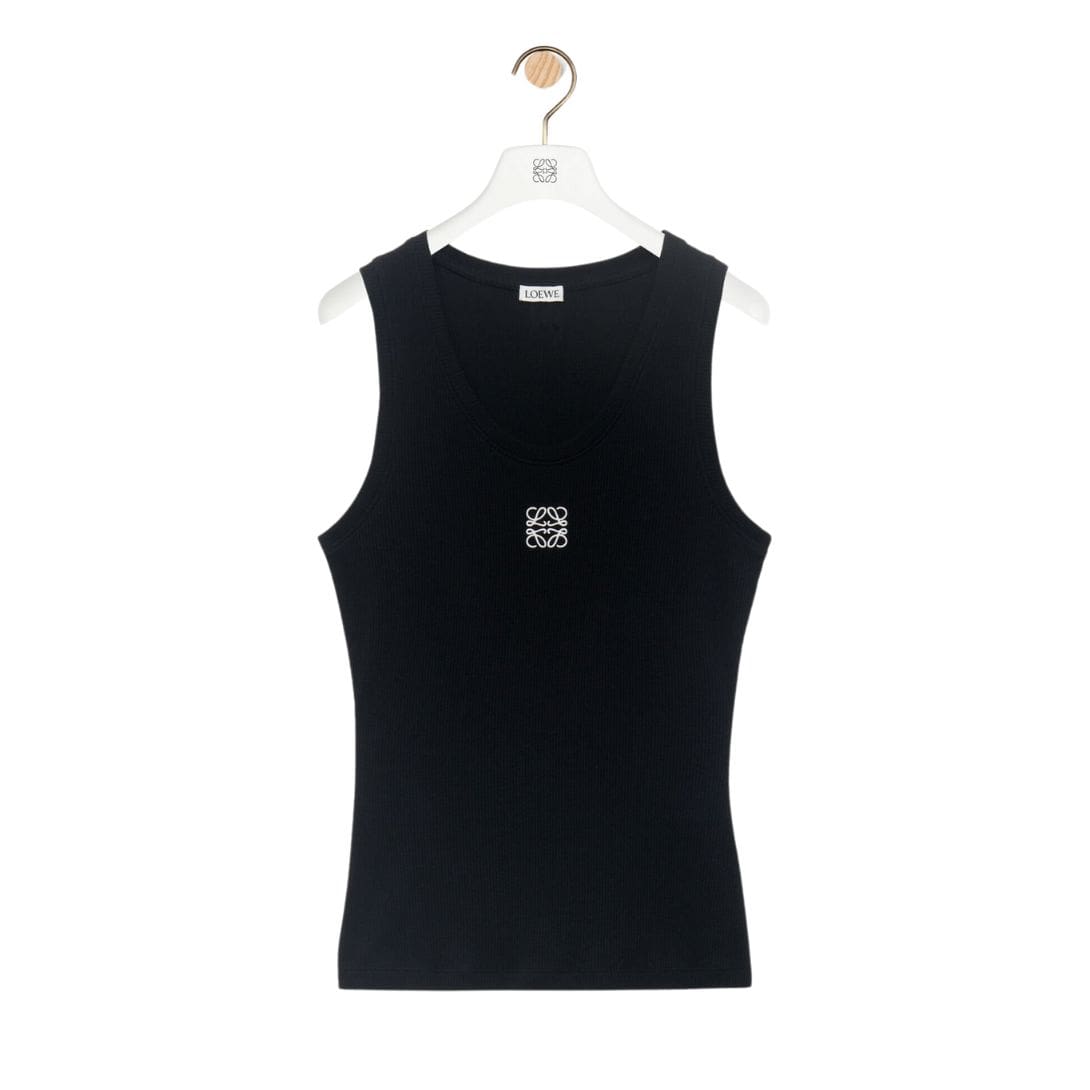 LOEWE ANAGRAM COTTON TANK TOP