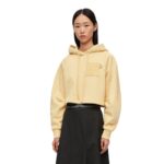 LOEWE CROPPED COTTON HOODIE