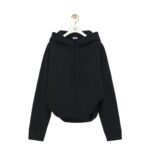 LOEWE DRAPED COTTON HOODIE