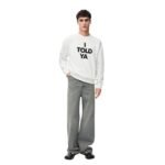 LOEWE RELAXED FIT COTTON SWEATSHIRTS
