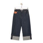LOEWE FISHERMAN TURN UP JEANS IN DENIM