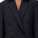LOEWE DOUBLE BREASTED WOOL AND MOHAIR JACKET