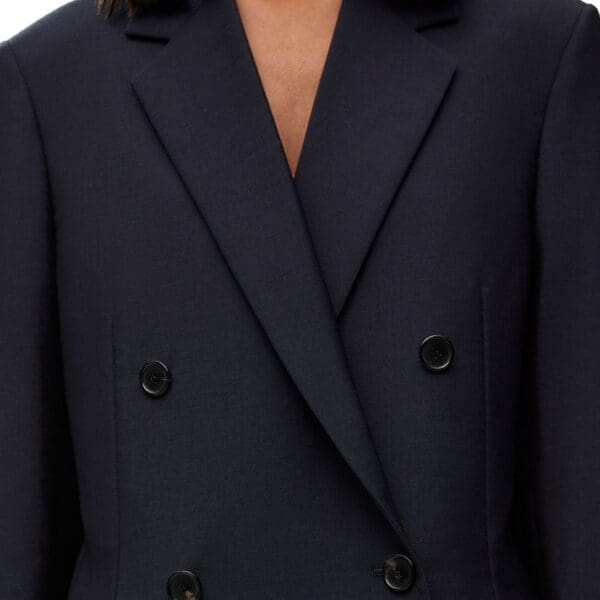 LOEWE DOUBLE BREASTED WOOL AND MOHAIR JACKET