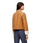 LOEWE JACKET WITH LAPELS IN LAMB NAPPA