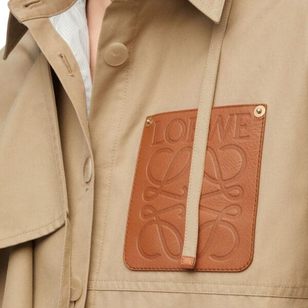 LOEWE PARKA WITH HOOD IN COTTON