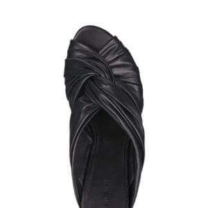 GIVENCHY TWIST MULES IN SATIN