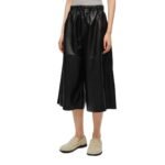 LOEWE CROPPED TROUSERS IN NAPPA LAMBSKIN
