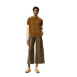 LOEWE CROPPED TROUSERS IN NAPPA LAMBSKIN