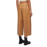LOEWE CROPPED TROUSERS IN NAPPA LAMBSKIN