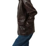 SAKS POTTS BABA JACKET BROWN CROCO