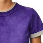 LOEWE TOP IN SUEDE CALFSKIN