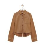LOEWE TRAPEZE SHIRT IN NAPPA LAMBSKIN