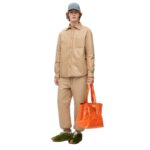 LOEWE FOLD SHOPPER IN PAPER CALFSKIN