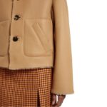 MARNI BEIGE REVERSIBLE SHEARLING JACKET