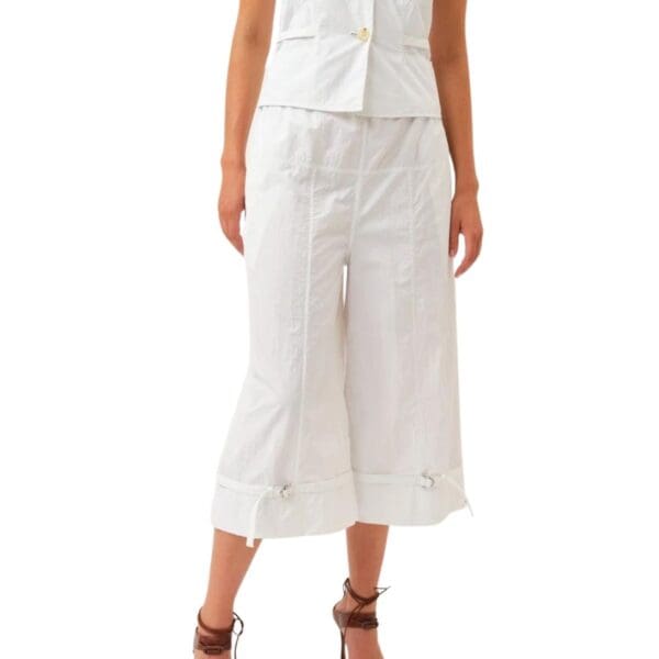 SAKS POTTS CLAIRE SHORTS — WHITE