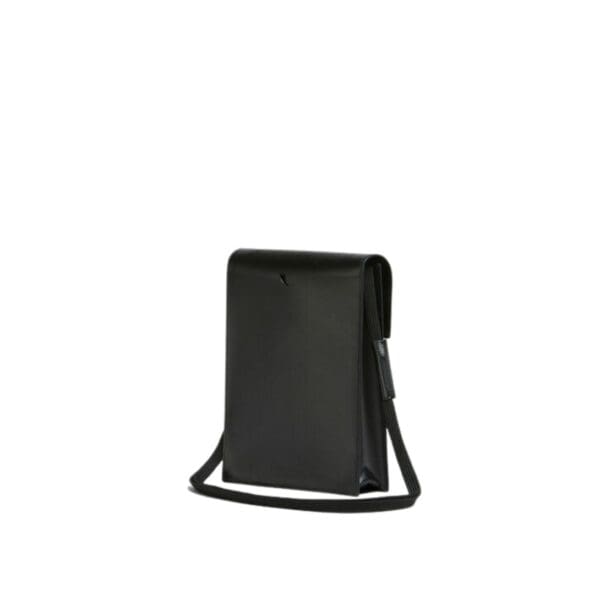 MARNI BLACK POUCH WITH SHOELACE STRAP