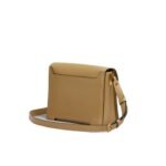 MARNI CAMEL LEATHER TRUNKAROO MEDIUM SHOULDER BAG