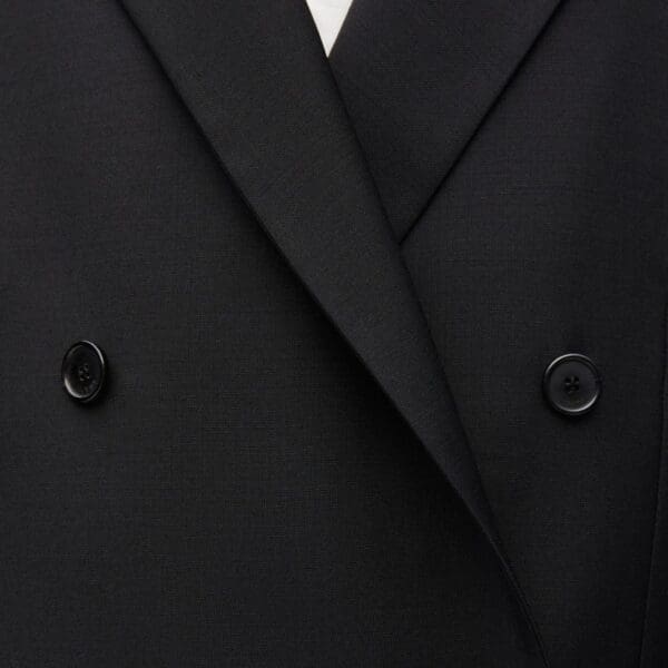 LOEWE DOUBLE BREASTED WOOL AND MOHAIR JACKET