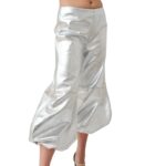 SAKS POTTS STEFFI PANTS — SILVER