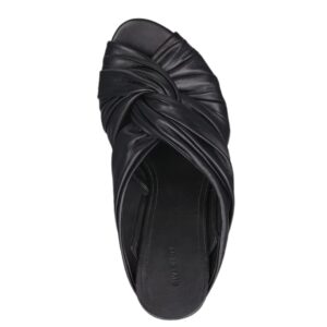GIVENCHY TWIST MULES IN SATIN