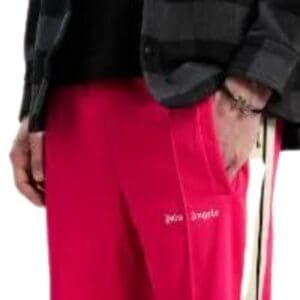 PALM ANGELS LOGO TRACK PANTS