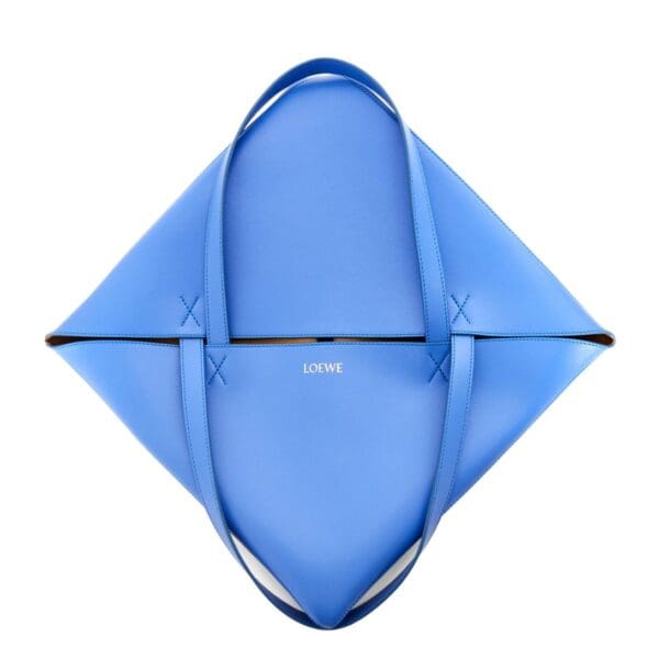 LOEWE XL PUZZLE FOLD TOTE BAG IN SHINY CALFSKIN