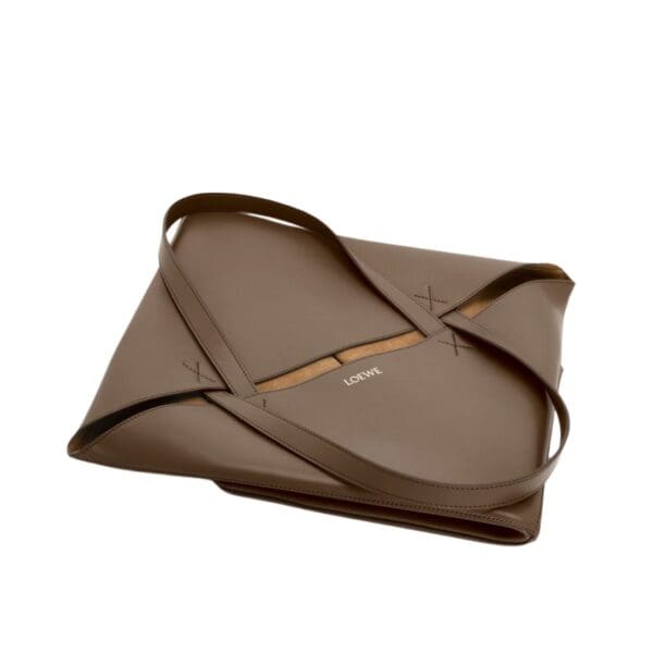 LOEWE XL PUZZLE FOLD TOTE BAG IN SHINY CALFSKIN