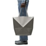 LOEWE XL PUZZLE FOLD TOTE BAG IN SHINY CALFSKIN