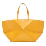 LOEWE XXL PUZZLE FOLD TOTE BAG IN SHINY CALFSKIN