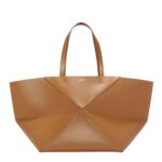 LOEWE XXL PUZZLE FOLD TOTE BAG IN SHINY CALFSKIN
