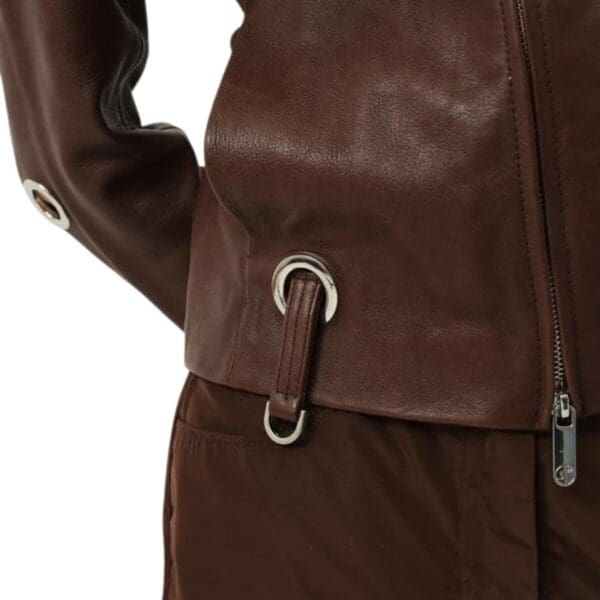 SAKS POTTS LAUREN JACKET CHESTNUT