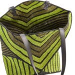 LOEWE XL PUZZLE FOLD TOTE BAG IN RAFFIA