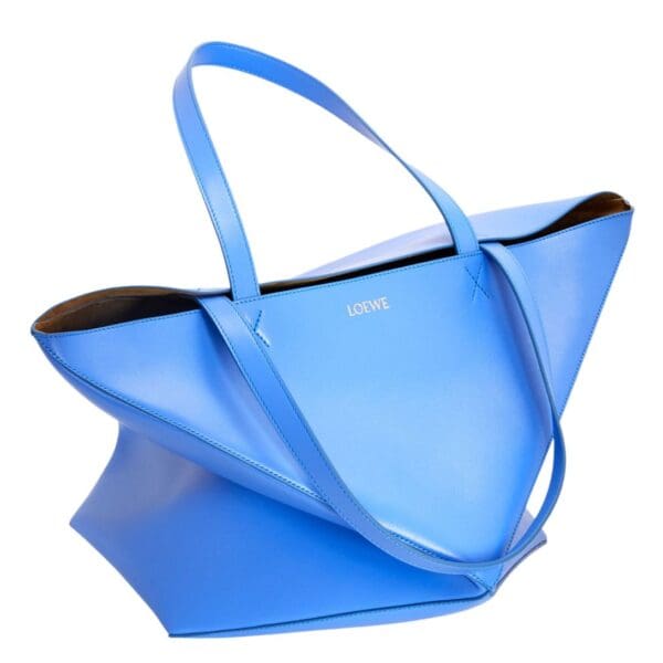 LOEWE XL PUZZLE FOLD TOTE BAG IN SHINY CALFSKIN