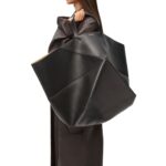 LOEWE XXL PUZZLE FOLD TOTE BAG IN SHINY CALFSKIN