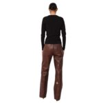 SAKS POTTS BONNIE PANTS — CHESTNUT
