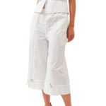 SAKS POTTS CLAIRE SHORTS — WHITE