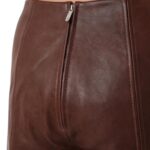 SAKS POTTS BONNIE PANTS — CHESTNUT