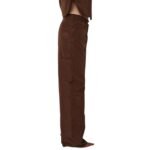 SAKS POTTS GREY PANTS — CHESTNUT