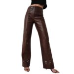 SAKS POTTS BONNIE PANTS — CHESTNUT