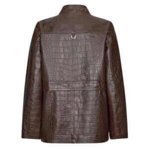 SAKS POTTS MICK JACKET BROWN CROCO