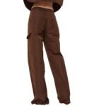 SAKS POTTS GREY PANTS — CHESTNUT