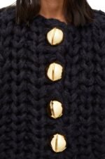 LOEWE SLEEVELESS WOOL CAPE