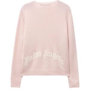 PALM ANGELS CURVED LOGO SWEATER