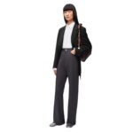 LOEWE HIGH WAISTED TROUSERS IN COTTON