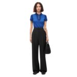 LOEWE HIGH WAISTED TROUSERS IN MOHAIR AND WOOL
