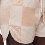 LOEWE SHORTS IN TERRY COTTON JACQUARD