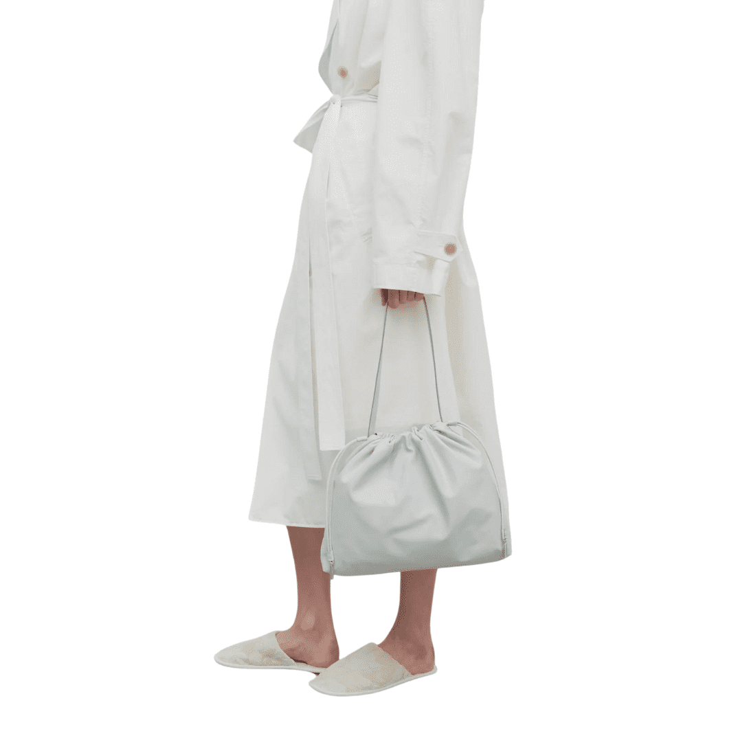 THE ROW ANGY SHOULDER BAG IN LEATHER