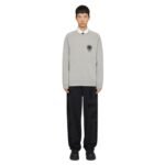 GIVENCHY CREST SLIM FIT SWEATSHIRT IN FLEECE