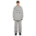 GIVENCHY OVERSIZED HOODIE IN DESTROYED FLEECE