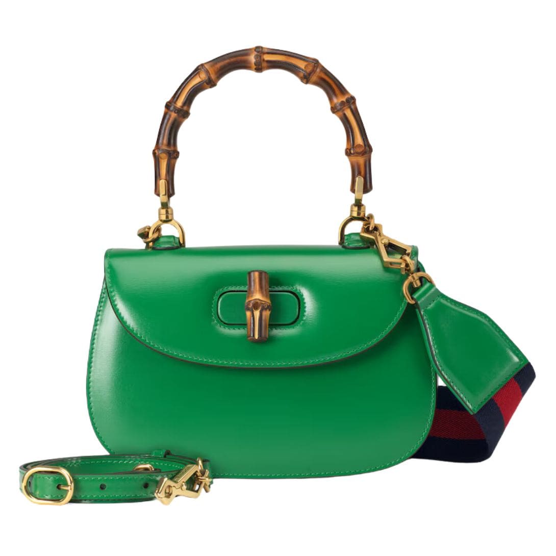 GUCCI BAMBOO 1947 SMALL TOP HANDLE BAG